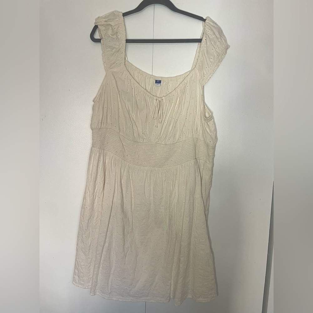 Old Navy Floral-Eyelet Mini Dress